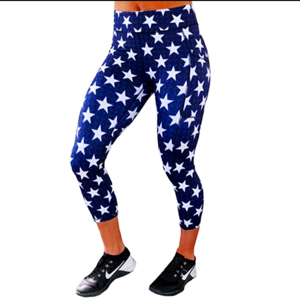 CVG Star Struck Full Length Leggings Large